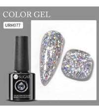 UrSugar URH077 Gri Kalıcı Simli Parlak Oje