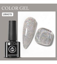UrSugar URH078 Gri Kalıcı Simli Sedefli Oje