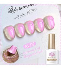 Born Pretty AC02 Pembe Simli Parlak Oje