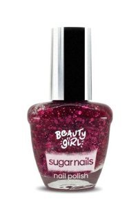 Beauty Girl 5 Bordo Simli Parlak Oje