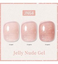 Born Pretty JN64 Pembe Kalıcı Simli Parlak Oje