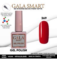 Gala Smart No269 Kırmızı Kalıcı Parlak Oje