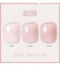 Born Pretty JN61 Pembe Kalıcı Simli Parlak Oje