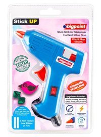 Bigpoint İnce Uçlu Plastik Silikon Tabancası Mavi