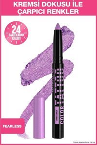 Maybelline New York Fearless Likit Saten Tekli Far Mor