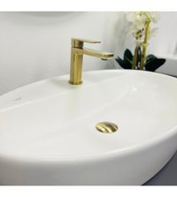 Turkuaz Seramik Cerastyle One Vintage Tekli 67 cm Seramik Tezgah Üstü Dikdörtgen Lavabo Beyaz