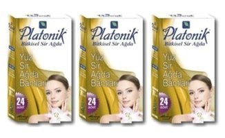Platonik Bitkisel 3x24 Adet Yüz Ağda Bandı