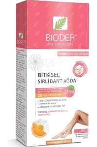 Bioder Bitkisel 12 Adet Tüm Vücut Ağda Bandı