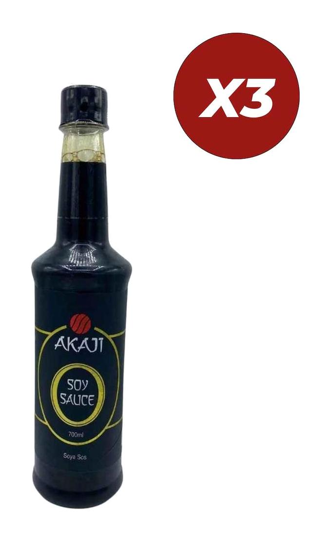 Akaji Soya Sosu 3x700 ml