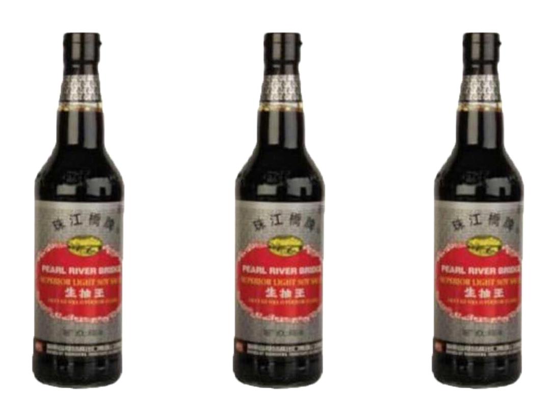 Pearl River Light Soya Sosu 3x600 ml