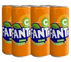 Fanta Portakal Gazoz 6x250 ml
