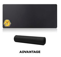Advantage Baskılı 70x30 cm Mousepad Siyah