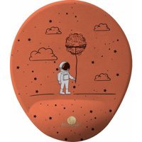Flipped Space Astronot Bilek Destekli 25x20 cm Gaming Mousepad Çok Renkli