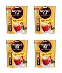 Nescafe Orjinal 2'si 1 Arada Sütlü Köpüklü 10 gr 40'lı Hazır Kahve