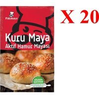 Pakmaya Glutensiz Aktif Kuru Hamur Mayası 20x100 gr
