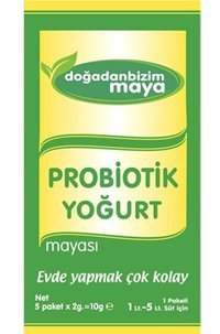 Doğadan Bizim Gıda Probiyotik Yoğurt Mayası 10x2 gr + Gıda Termometresi