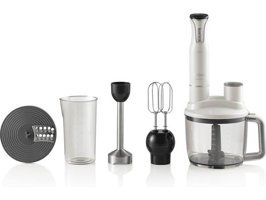 Arzum Premium 1000 ml Plastik Çift Bıçaklı 3'lü Büyük Blender Seti Beyaz