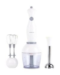Heifer Chef's Pro 700 ml Plastik Çift Bıçaklı 4'lü Büyük Blender Seti Beyaz