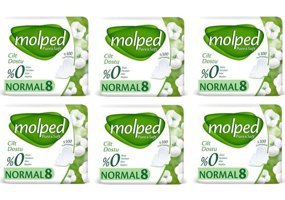 Molped Pure & Soft Normal 8'li Hijyenik Ped 6 Adet
