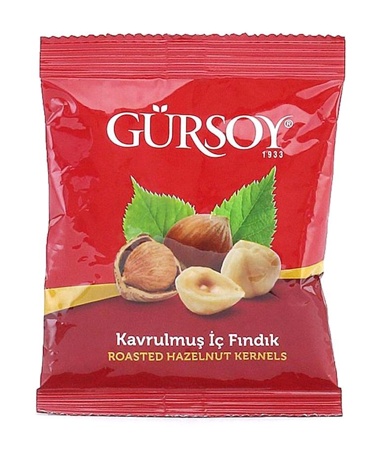 Gürsoy Kavrulmuş Tuzsuz Tane İçi Fındık 40 gr