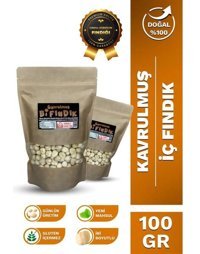 Bi Fındık Kavrulmuş Tuzsuz Organik Tane Giresun İçi Fındık 100 gr