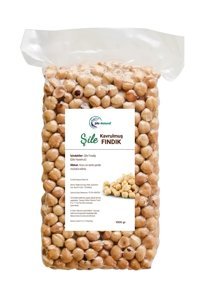 Şile Natural Çifte Kavrulmuş Tuzsuz Organik Tane İçi Fındık 1 kg
