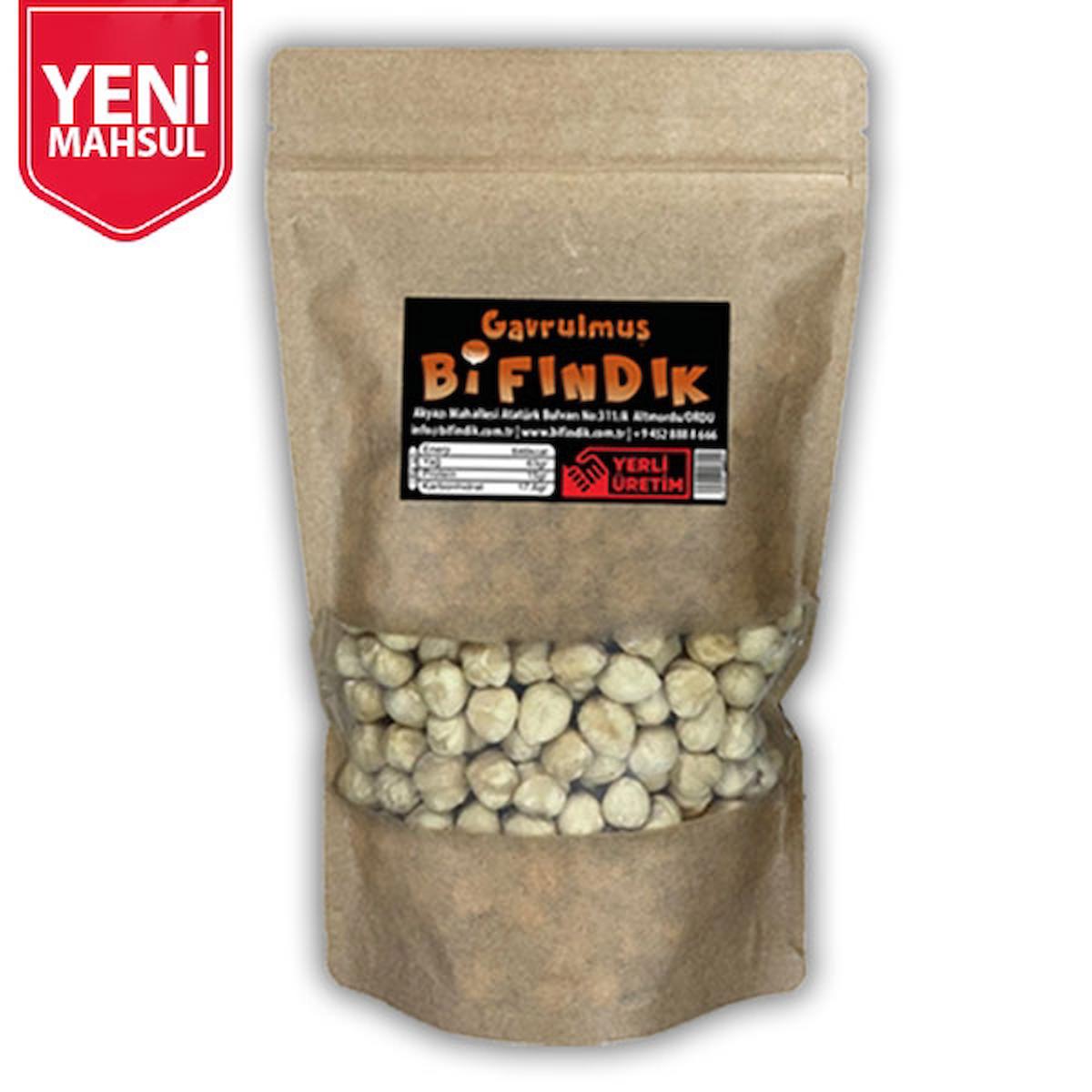 Bi Fındık Kavrulmuş Tuzsuz Tane Giresun İçi Fındık 200 gr