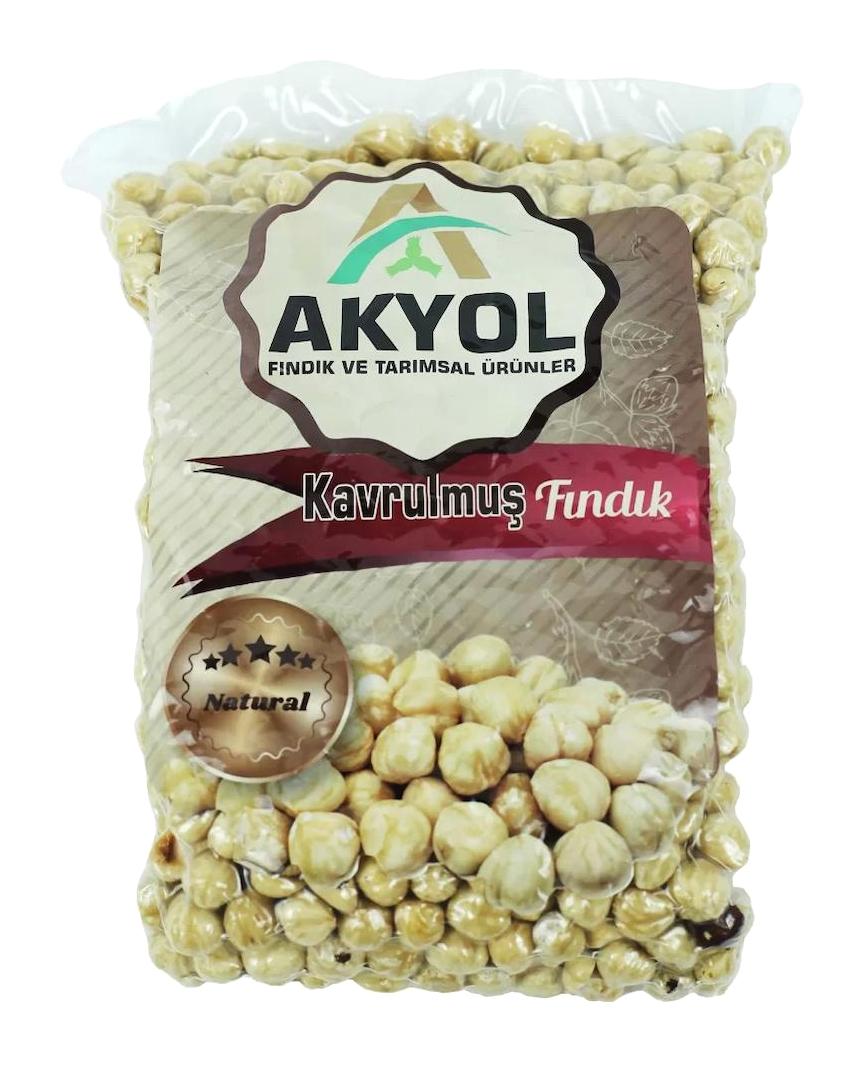 Akyol Kavrulmuş Tuzsuz Tane İçi Fındık 1 kg