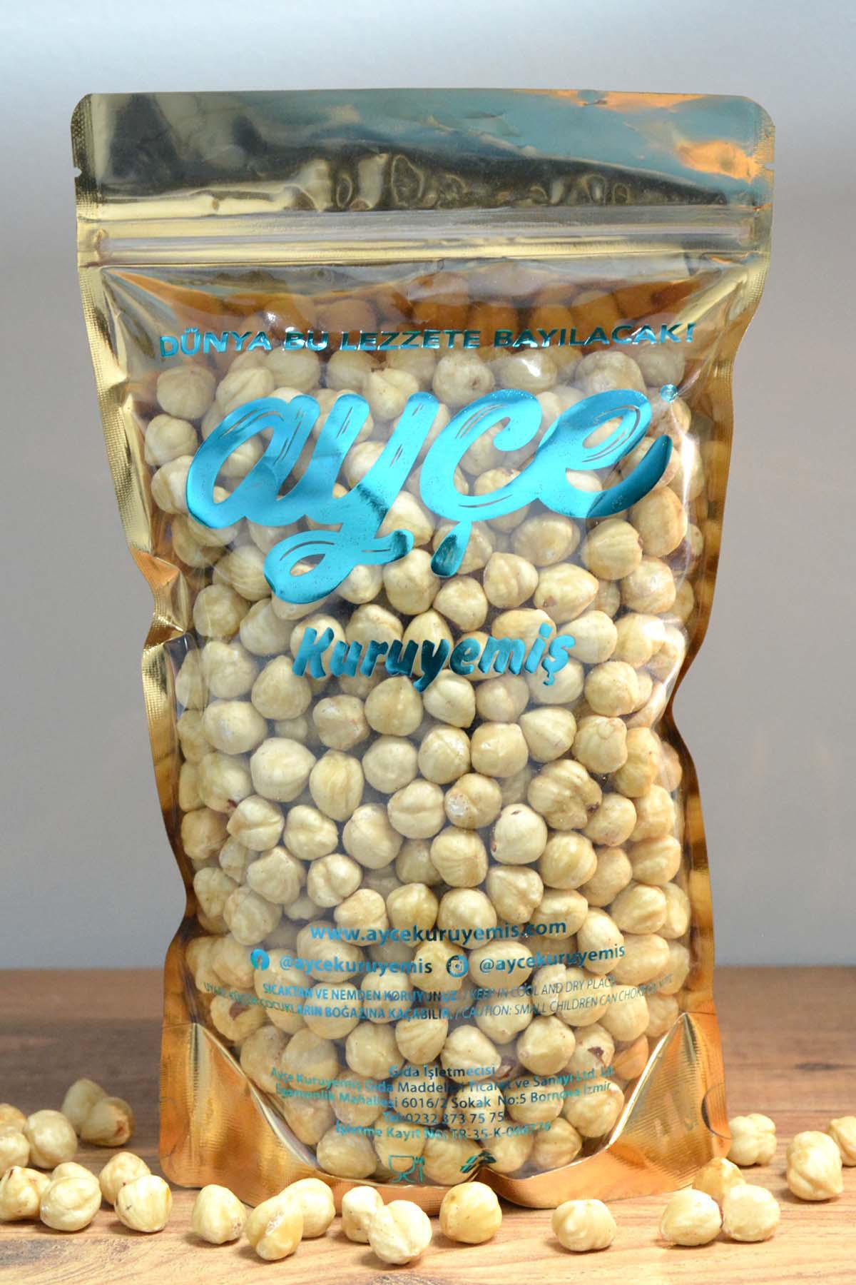 Ayçe Kuruyemiş Kavrulmuş Tuzsuz Tane İçi Fındık 500 gr