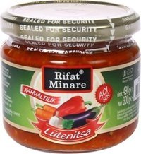 Rifat Minare Lutenitsa Közlenmiş Biber Patlıcanlı Acılı Kahvaltılık Sos 290 gr