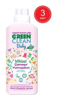 U Green Clean Lavanta Yağlı Organik 3x1 lt Sıvı Yumuşatıcı