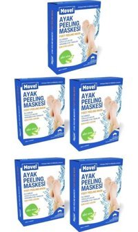 Mediterian Aloe Vera Ölü Deri Soyulan Çorap Tipi Ayak Maskesi 5 Adet