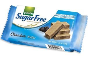 Gullon Şekersiz Çikolatalı Gofret 70 gr