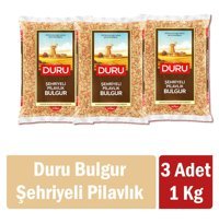 Duru Şehriyeli Pilavlık Bulgur 3x1 kg