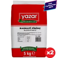 Yazar Basmati Pirinç 2x5 kg