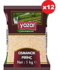 Yazar Osmancık Pirinç 12x1 kg