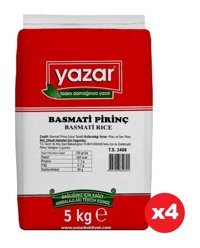 Yazar Basmati Pirinç 4x5 kg