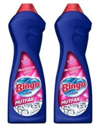 Bingo Çiçeklerin Işıltısı Krem Mutfak Temizleyici 2x500 ml