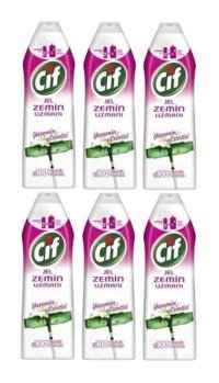 Cif Jel Zemin Uzmanı Krem Mutfak ve Banyo Temizleyici 6x750 ml