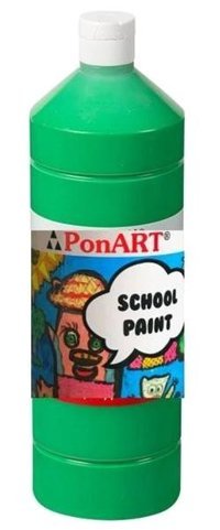 Ponart School Paint Yeşil 1 lt Guaj Boya