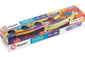 Fixpoint P-6928 Çok Renkli 6x25 ml Guaj Boya Set