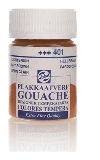 Talens 401 Açık Kahve 16 ml Guaj Boya