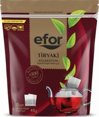 Efor Siyah Demlik Poşet Çay 25 Adet