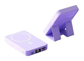 Sprange SR-P5M 5000 mAh Hızlı Şarj Dijital Göstergeli USB Powerbank Beyaz