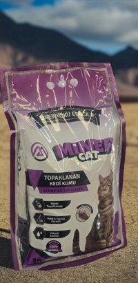 Miner CAT Lavanta Kokulu Topaklanan Kalın Taneli Bentonit Kedi Kumu 10 lt