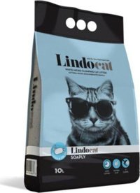 LindoCat Marsilya Sabunlu Topaklanan İnce Taneli Bentonit Kedi Kumu 10 lt