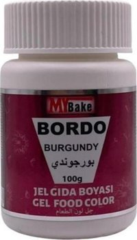 My Bake Bordo Su Bazlı Jel Gıda Boyası 100 gr
