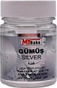 My Bake Gümüş Su Bazlı Toz Gıda Boyası 10 gr
