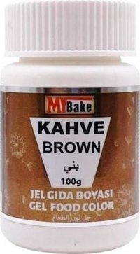 My Bake Kahve Su Bazlı Jel Gıda Boyası 100 gr