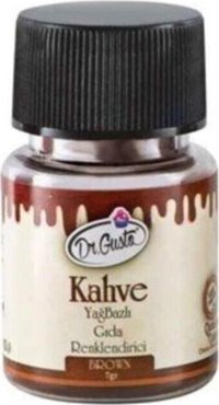 Dr. Gusto Kahve Yağ Bazlı Toz Gıda Boyası 7 gr